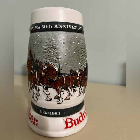 Budweiser 50th Anniversary Clydesdale Mug. - Picture 2 of 6